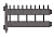 Стальной коллектор ROMMER на 4 (5) отопительных контура до 122 кВт