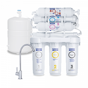 Система обратного осмоса Барьер ПРОФИ Осмо 100 М с насосом и минерализатором
